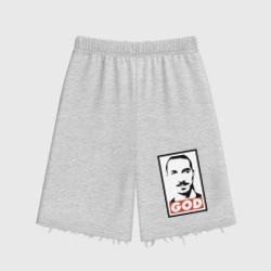 Женские шорты oversize футер хлопок Златан Ибрагимович