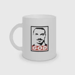 Кружка матовая стеклянная Златан Ибрагимович