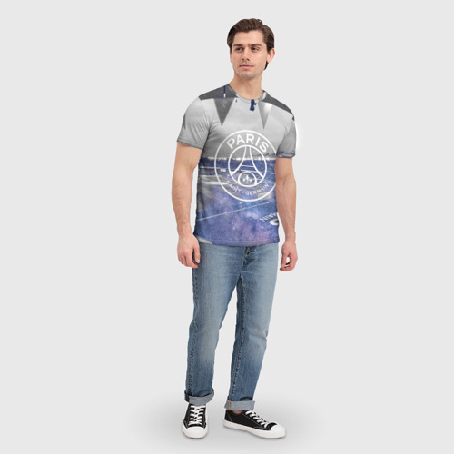 Мужская футболка 3D PSG, цвет 3D печать - фото 5
