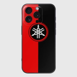 Чехол для iPhone 16 Pro силиконовый с защитой камеры Yamaha