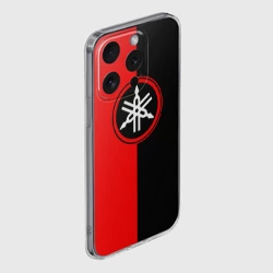 Чехол для iPhone 15 Pro силиконовый с защитой камеры Yamaha - фото 2