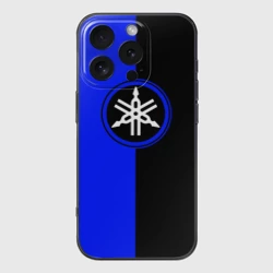 Чехол для iPhone 16 Pro силиконовый с защитой камеры Yamaha