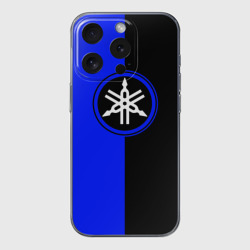 Чехол для iPhone 15 Pro Max силиконовый с защитой камеры Yamaha