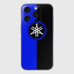 Чехол для iPhone 15 Pro силиконовый с защитой камеры Yamaha