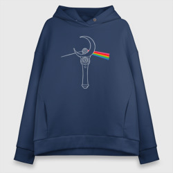 Женское худи Oversize хлопок Лунная палочка