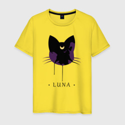 Мужская футболка хлопок Luna кошка