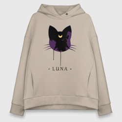Женское худи Oversize хлопок Luna кошка