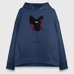 Женское худи Oversize хлопок Luna кошка