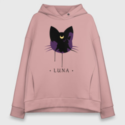 Женское худи Oversize хлопок Luna кошка