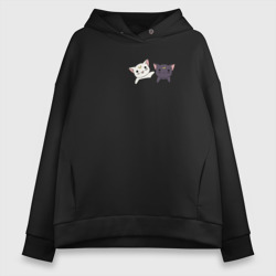 Женское худи Oversize хлопок Кисы