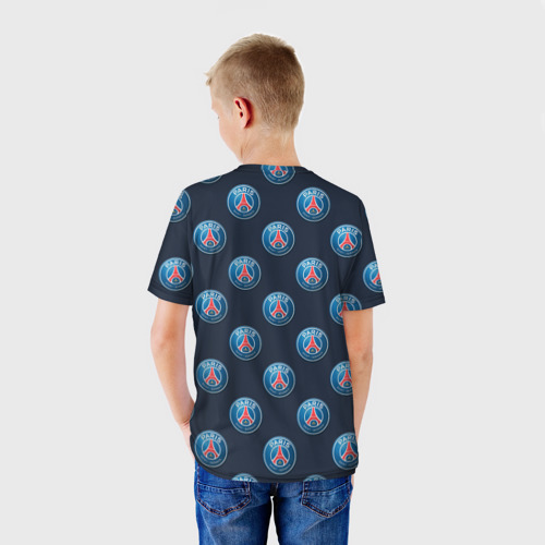 Детская футболка 3D ПСЖ, цвет 3D печать - фото 4