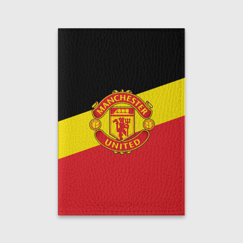 Обложка для паспорта матовая кожа Manchester United 2018 Colors, цвет желтый