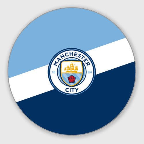 Круглый коврик для мышки Манчестер сити Manchester city