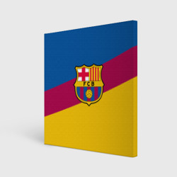 Холст квадратный FC Barcelona 2018 Colors