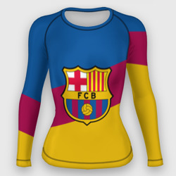 Женский рашгард 3D FC Barcelona 2018 Colors