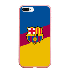 Чехол для iPhone 7Plus/8 Plus матовый FC Barcelona 2018 Colors