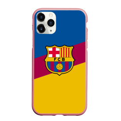 Чехол для iPhone 11 Pro Max матовый FC Barcelona 2018 Colors