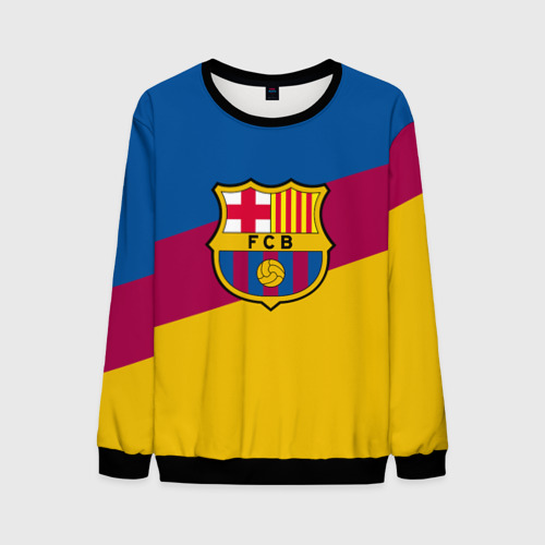 Мужской свитшот 3D FC Barcelona 2018 Colors, цвет черный