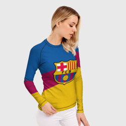 Женский рашгард 3D FC Barcelona 2018 Colors - фото 2