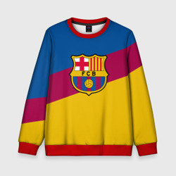 Детский свитшот 3D FC Barcelona 2018 Colors