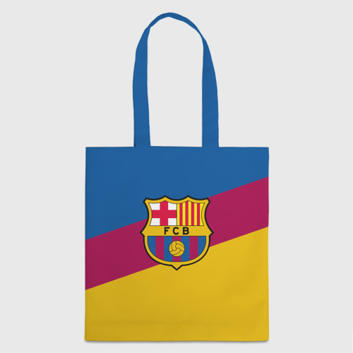 Шоппер 3D с принтом FC Barcelona 2018 Colors, вид спереди #2
