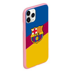 Чехол для iPhone 11 Pro Max матовый FC Barcelona 2018 Colors - фото 2