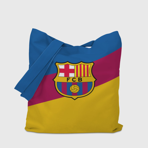 Шоппер 3D с принтом FC Barcelona 2018 Colors, вид сбоку #3