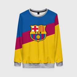 Женский свитшот 3D FC Barcelona 2018 Colors