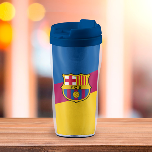 Термокружка-непроливайка FC Barcelona 2018 Colors, цвет синий - фото 3