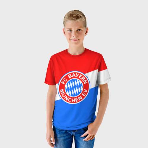 Детская футболка 3D FC Bayern 2018 Colors - фото 3