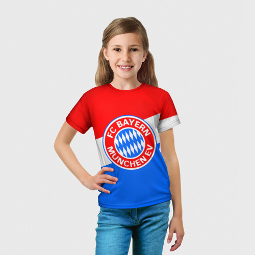 Детская футболка 3D FC Bayern 2018 Colors - фото 5