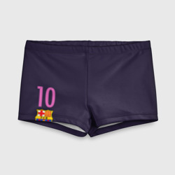 Детские купальные плавки 3D Barca Messi 1
