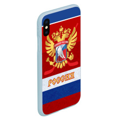 Чехол для iPhone XS Max матовый Хоккей России - фото 2