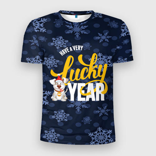 Мужская футболка 3D Slim Lucky Year