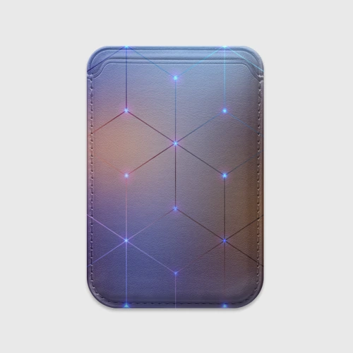 Картхолдер Magsafe магнитный Нейронная сеть неоновая