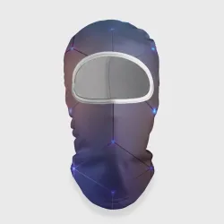 Балаклава 3D Нейронная сеть неоновая