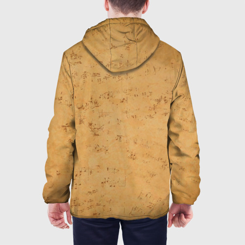 Мужская куртка 3D Клавиши пианино, цвет 3D печать - фото 5