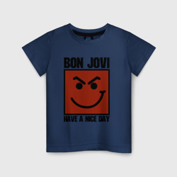 Детская футболка хлопок Bon Jovi, have a nice day