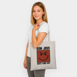 Шоппер BioNature Bon Jovi, have a nice day - фото 2
