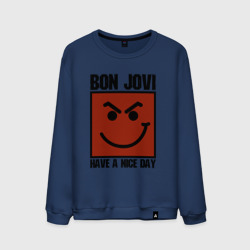 Мужской свитшот хлопок Bon Jovi, have a nice day