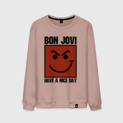 Мужской свитшот хлопок Bon Jovi, have a nice day