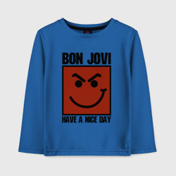 Детский лонгслив хлопок Bon Jovi, have a nice day