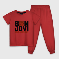 Детская пижама хлопок Bon Jovi, have a nice day
