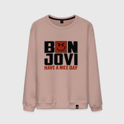 Мужской свитшот хлопок Bon Jovi, have a nice day