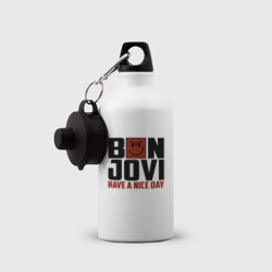 Бутылка спортивная Bon Jovi, have a nice day - фото 2