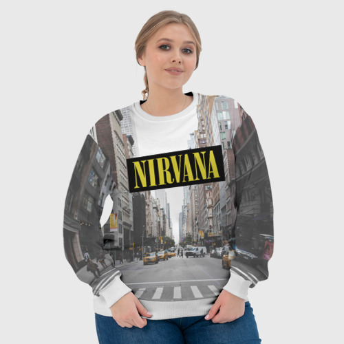Женский свитшот 3D Nirvana - фото 6