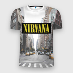 Мужская футболка 3D Slim Nirvana