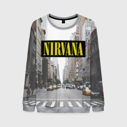 Мужской свитшот 3D Nirvana