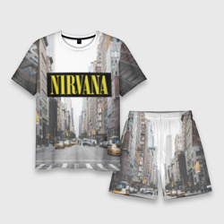 Мужской костюм с шортами 3D Nirvana