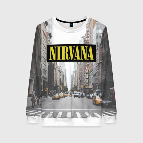 Женский свитшот 3D Nirvana